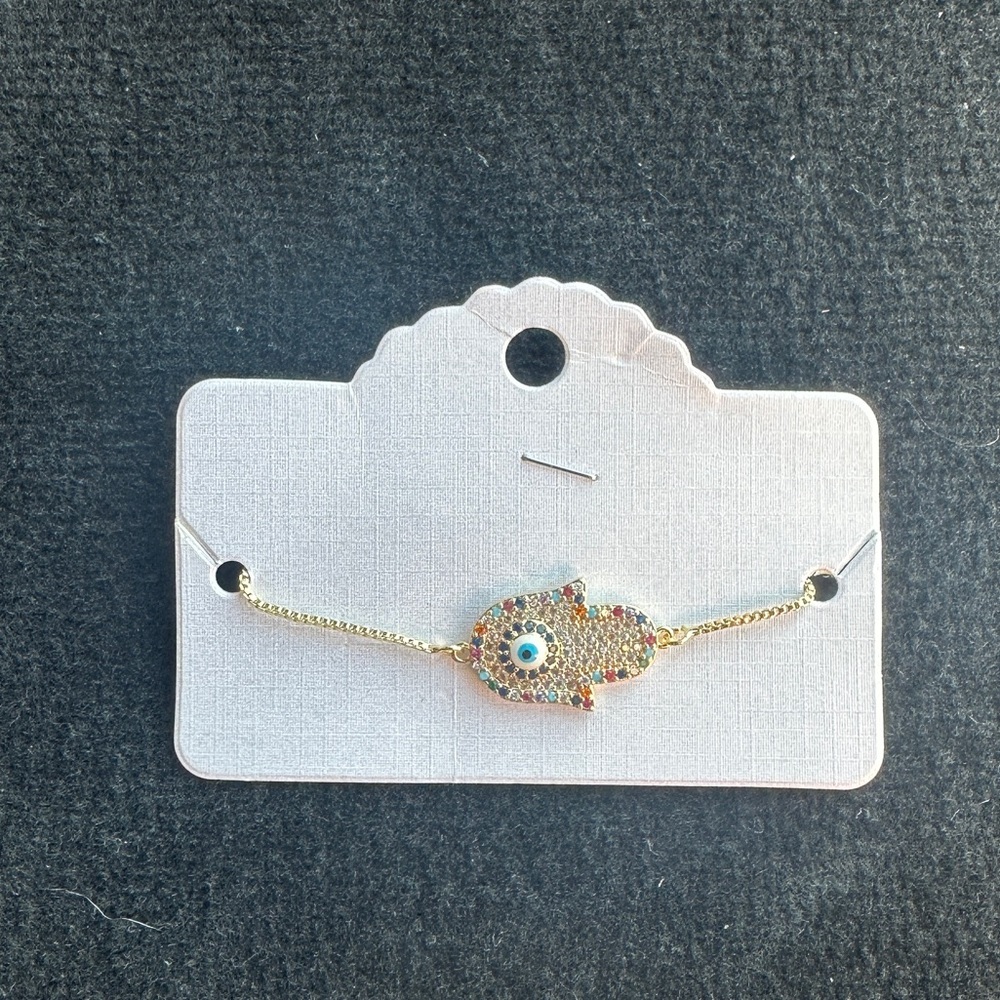 Evil eye hamsa bracelet